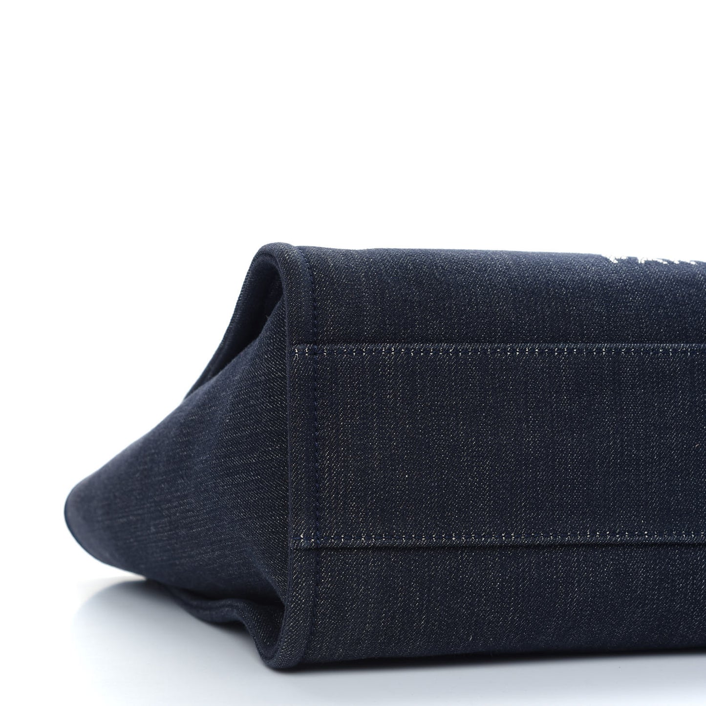 Denim Small Deauville Tote Dark Blue