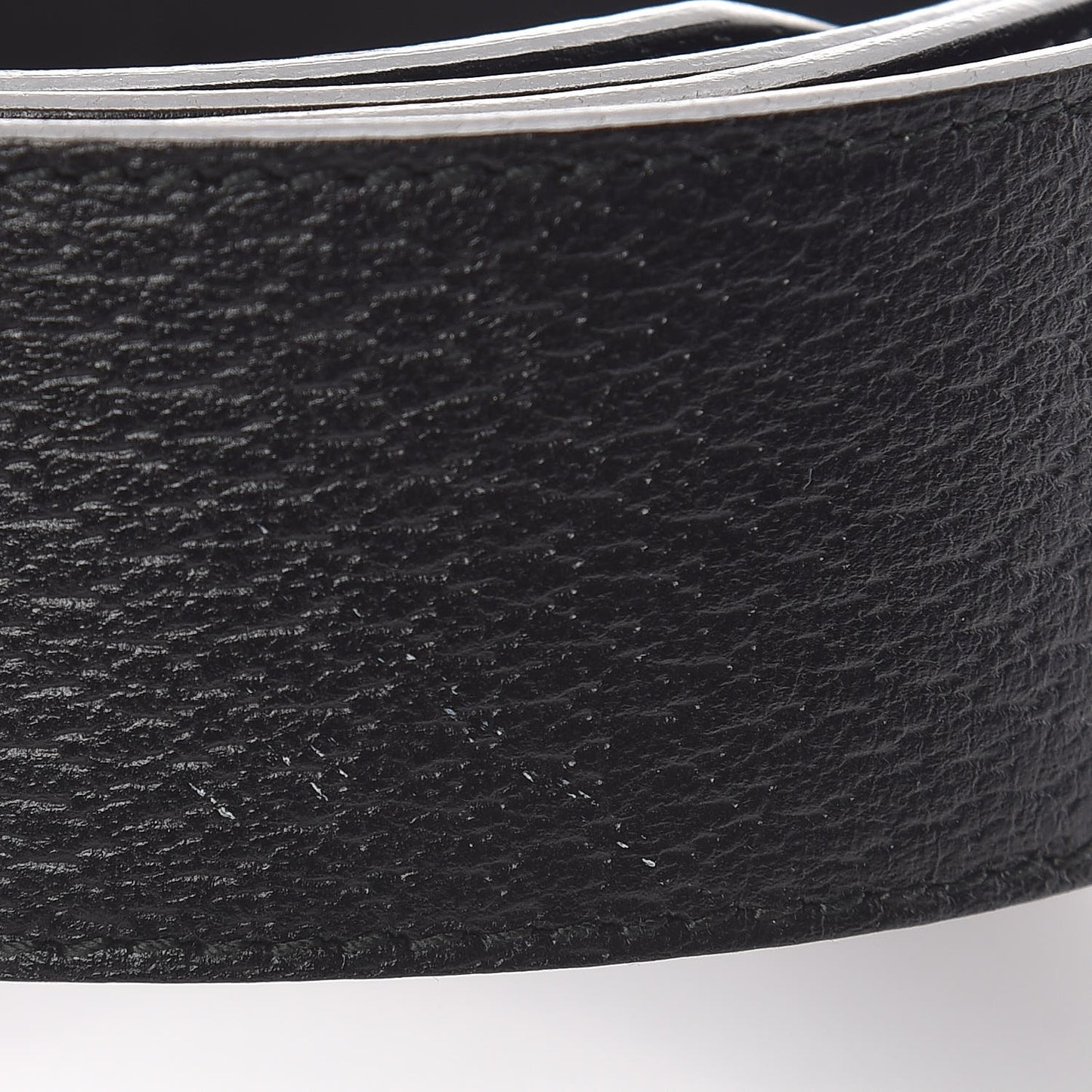 Textured Calfskin Double G 40mm Belt 100 40 Black