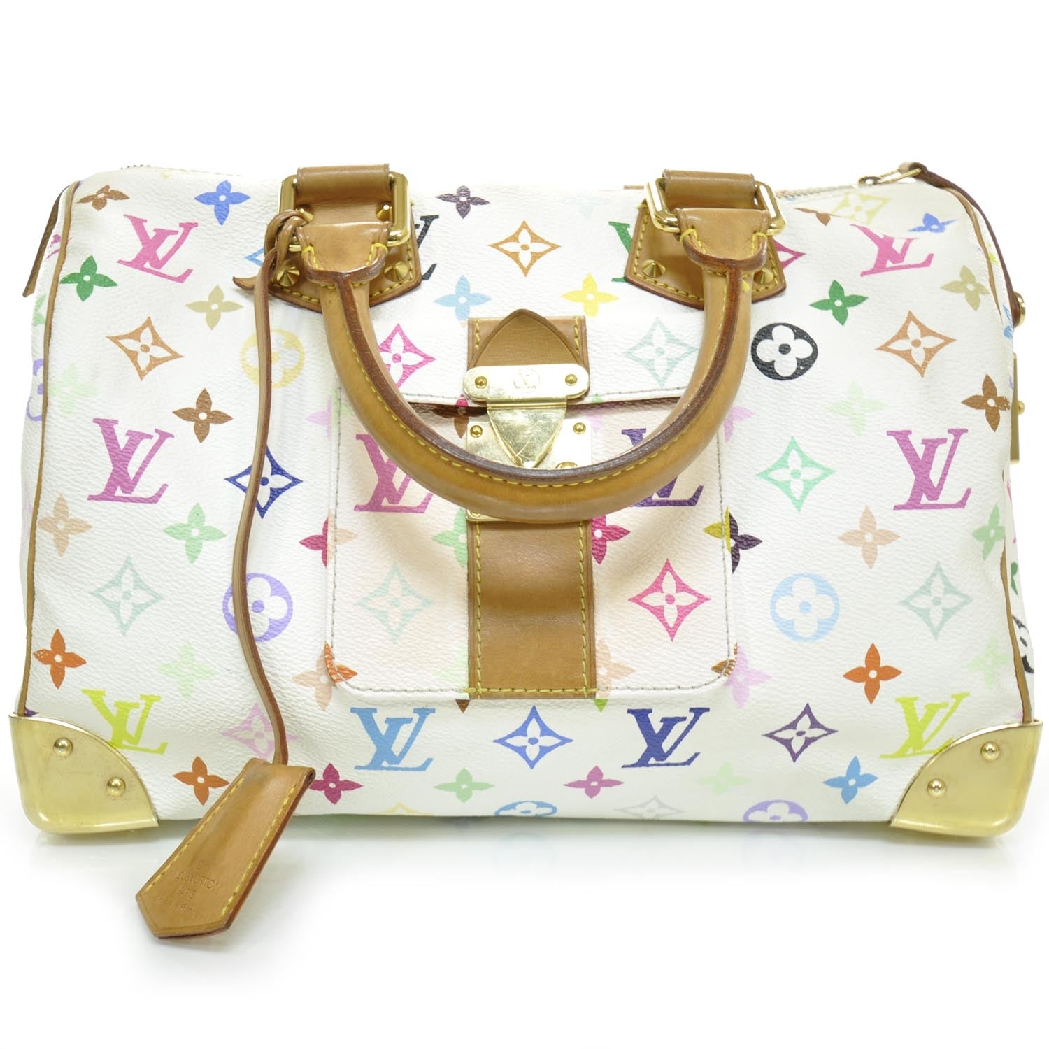 Louis Vuitton Monogram Multicolor Speedy 30 White 1 of 11