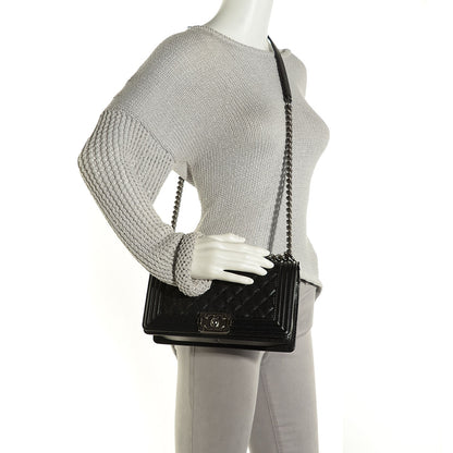 Chanel Caviar Quilted Medium Boy Flap Black 2 of 9