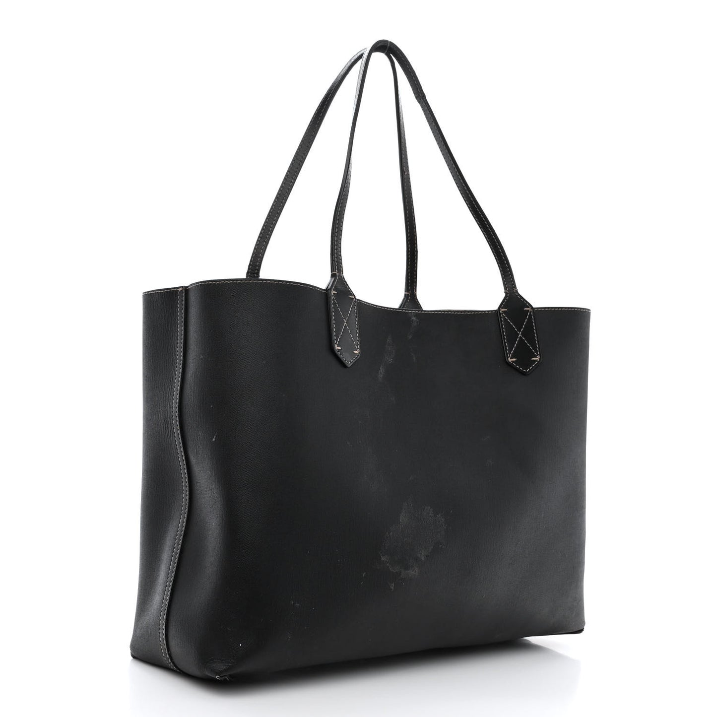 Calfskin GG Supreme Monogram Medium Reversible Tote Black
