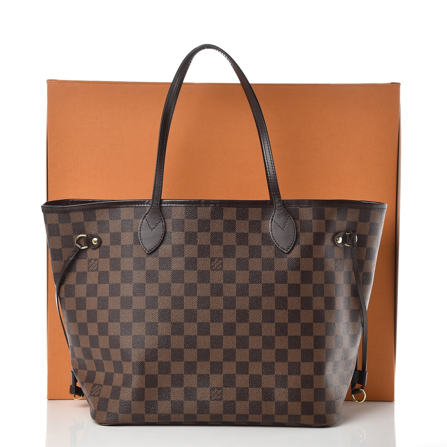 Damier Ebene Neo Neverfull MM Rose Ballerine