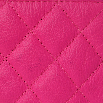 Chanel Goatskin Quilted Small Reissue Cosmetic Case Pink 8 of 9