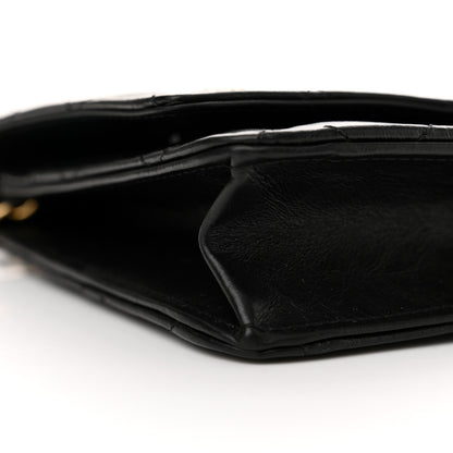 Chanel Aged Calfskin Lucky Charms Casino 2.55 Reissue Wallet on Chain WOC Black 10 of 13