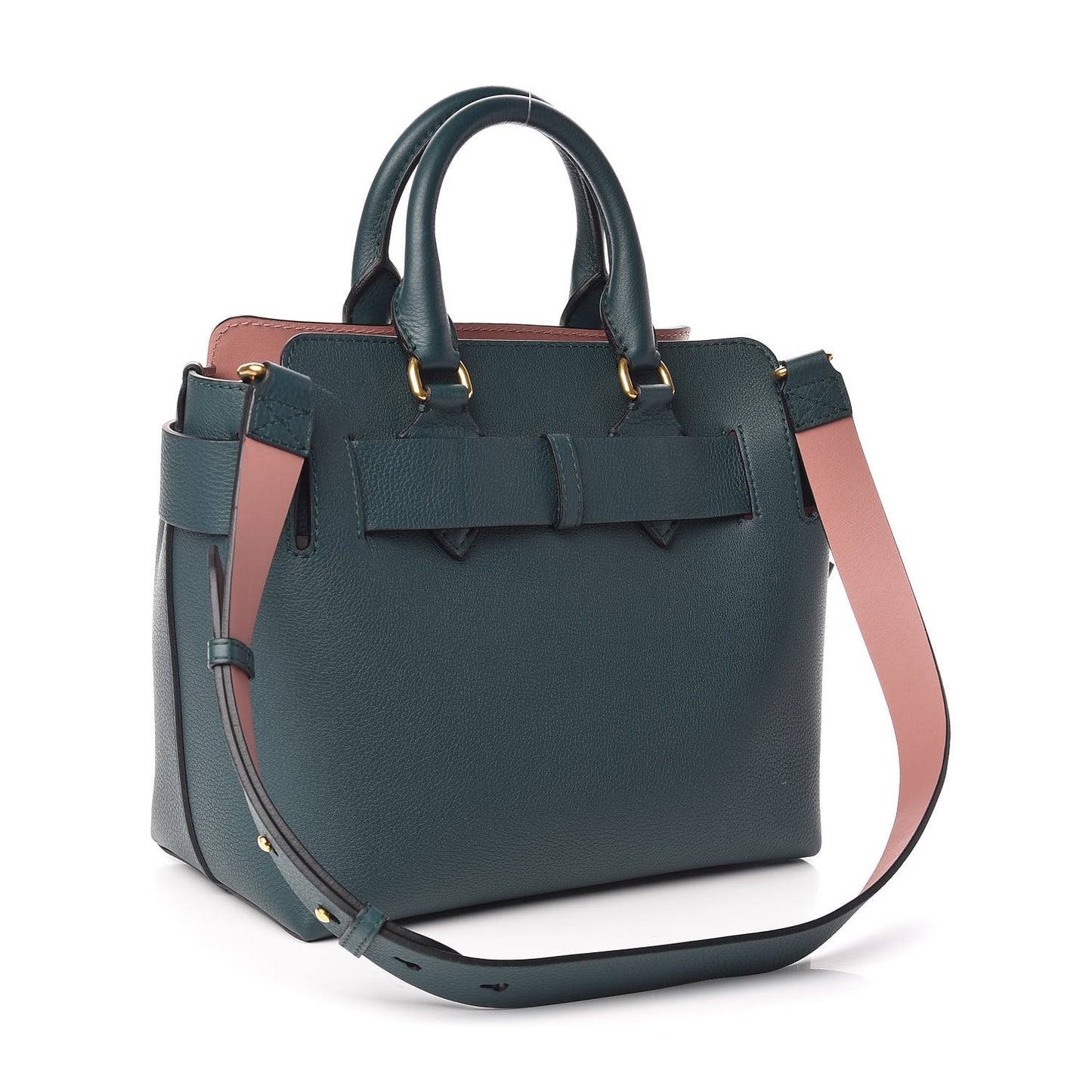 Soft Grain Calfskin Small Belt Bag Dark Cyan