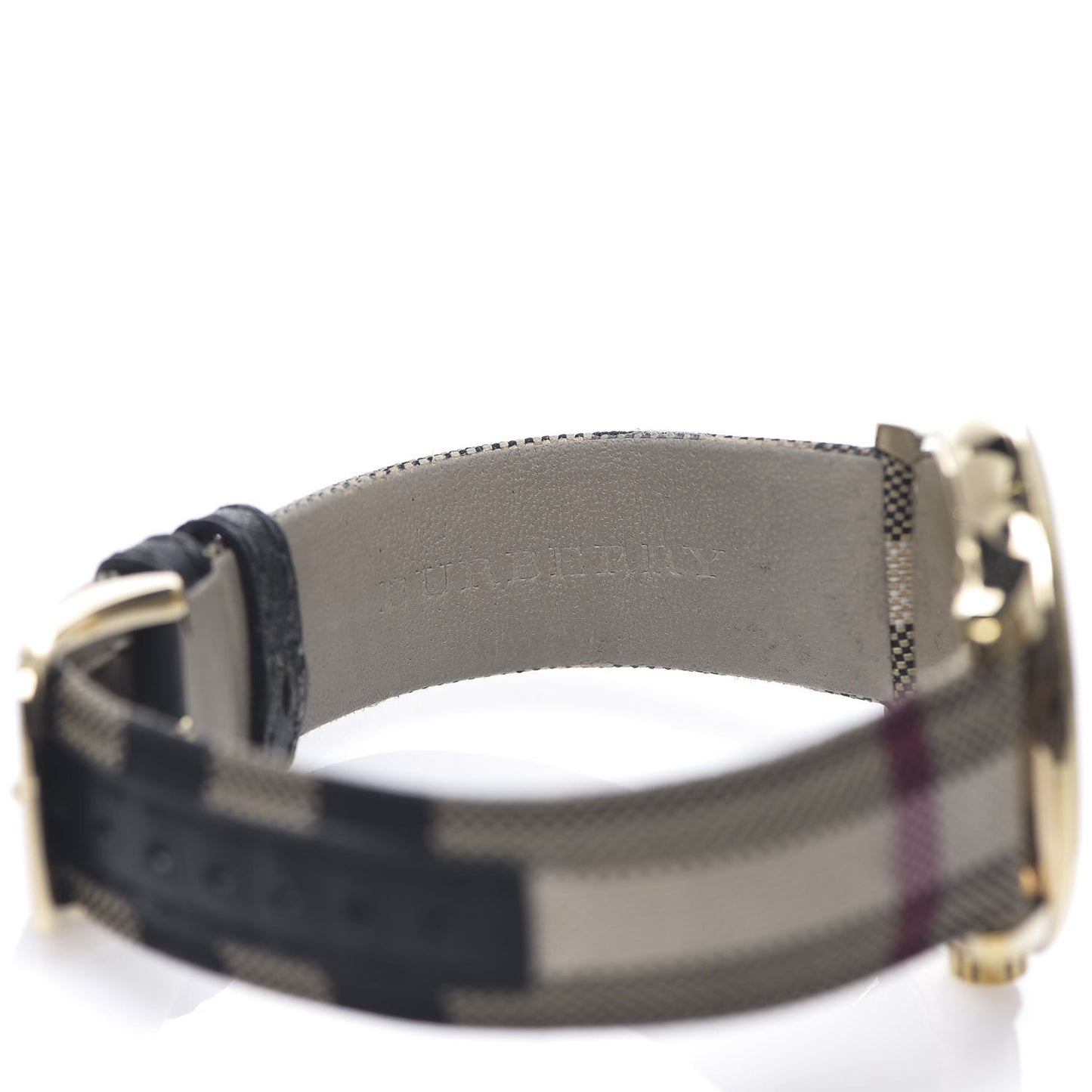 Stainless Steel Calfskin 40mm Quartz Watch Beige BU10001