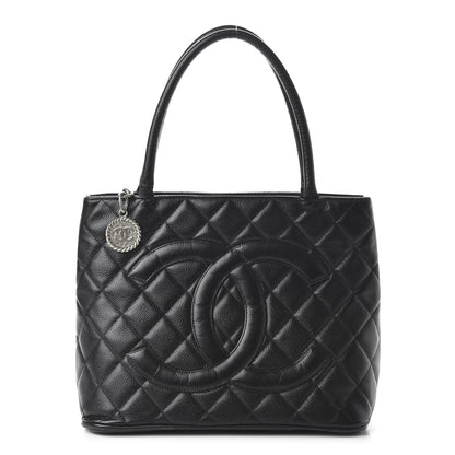 Chanel Caviar Quilted Medallion Tote Black 1 of 10