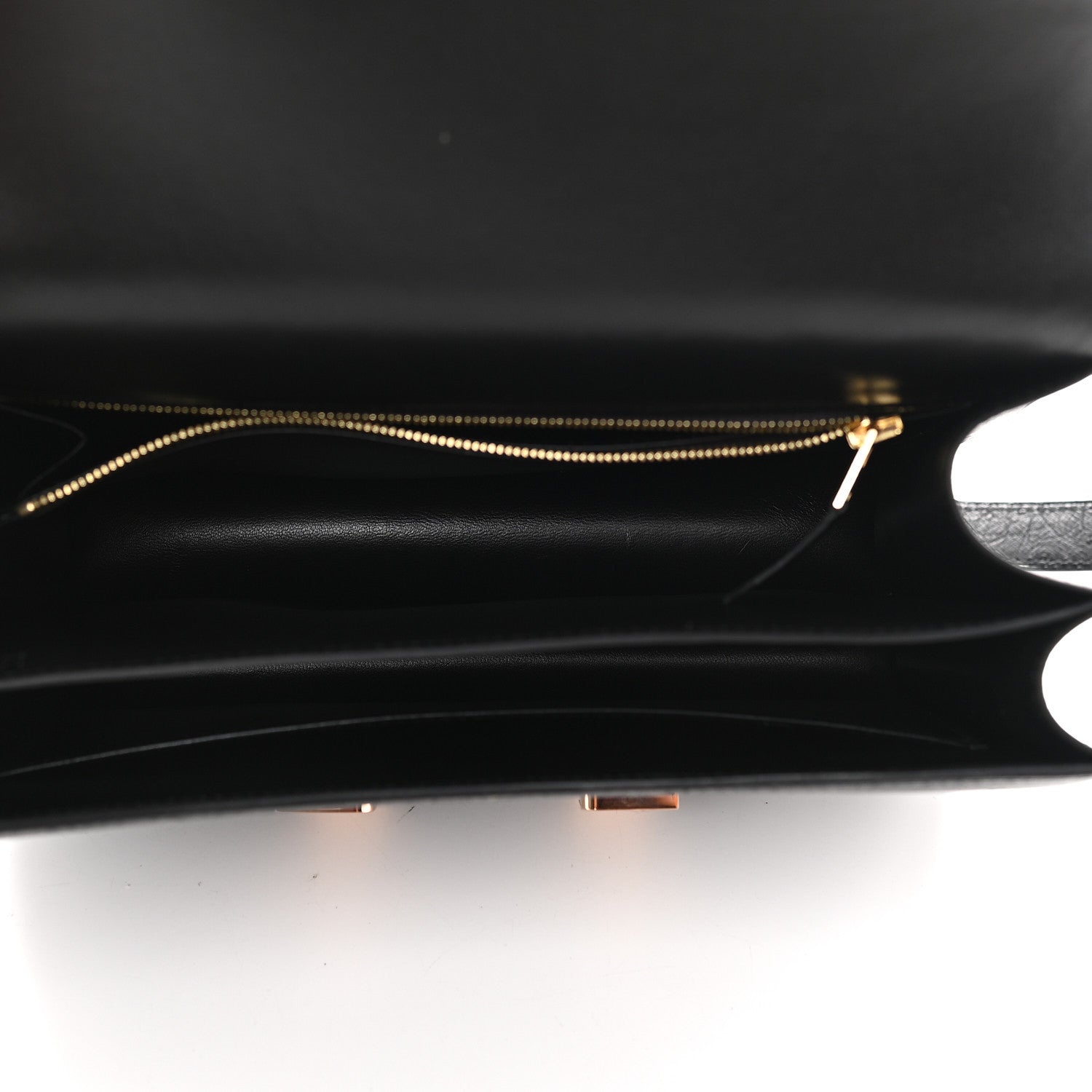 Hermes Ostrich Constance 24 Black 5 of 9