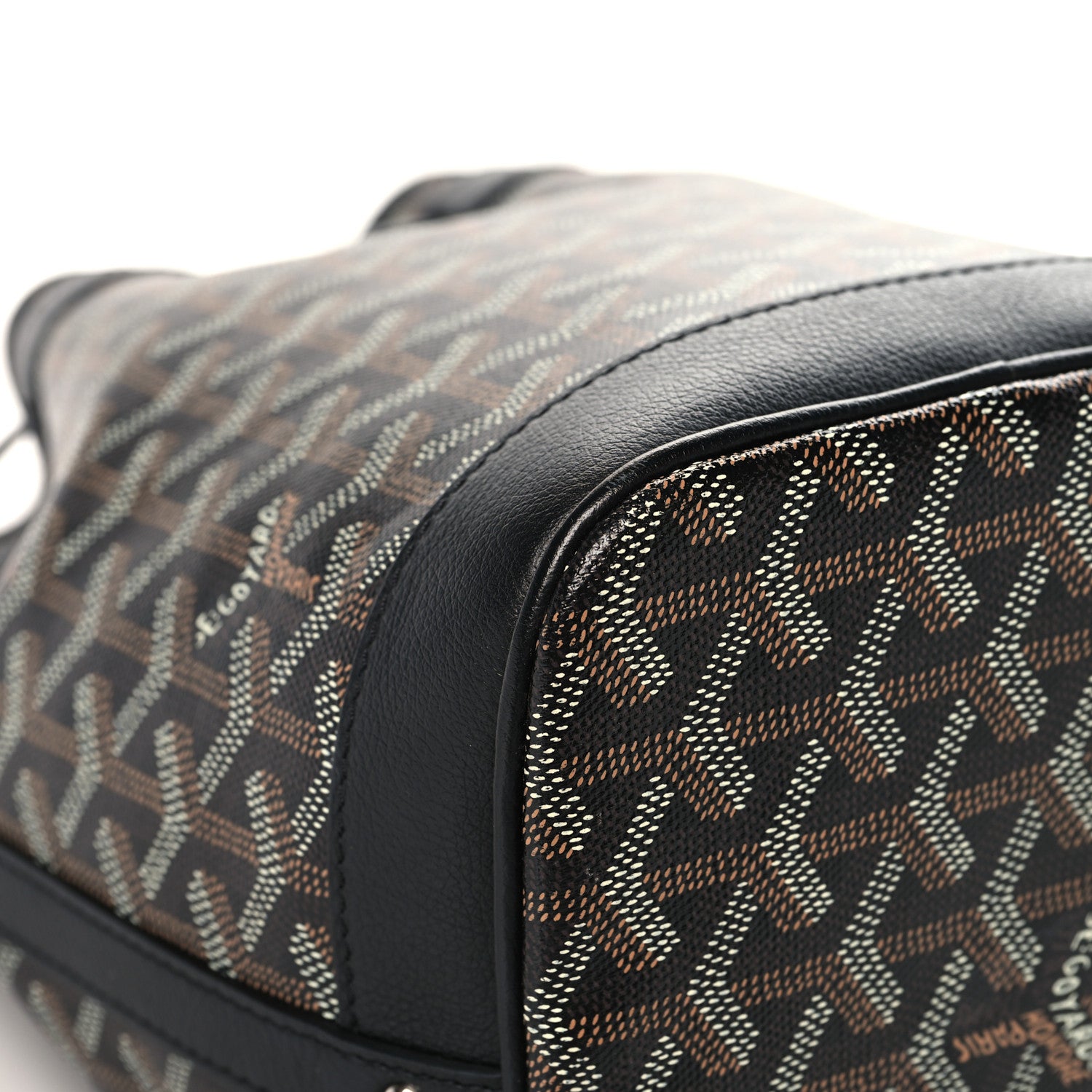 Goyard Goyardine Petit Flot Bucket Bag PM Black 10 of 11