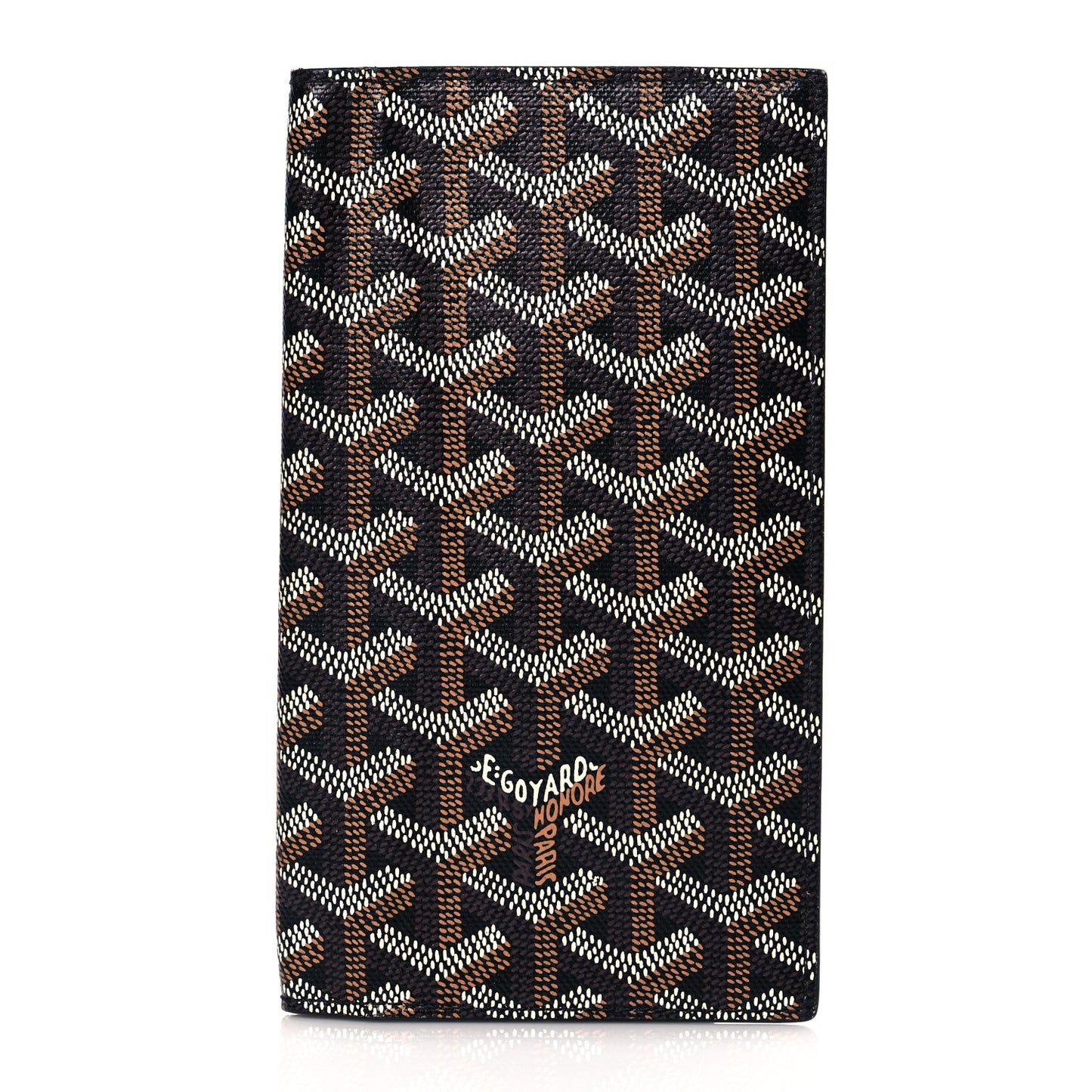 Goyardine Long Bi-Fold Wallet Black