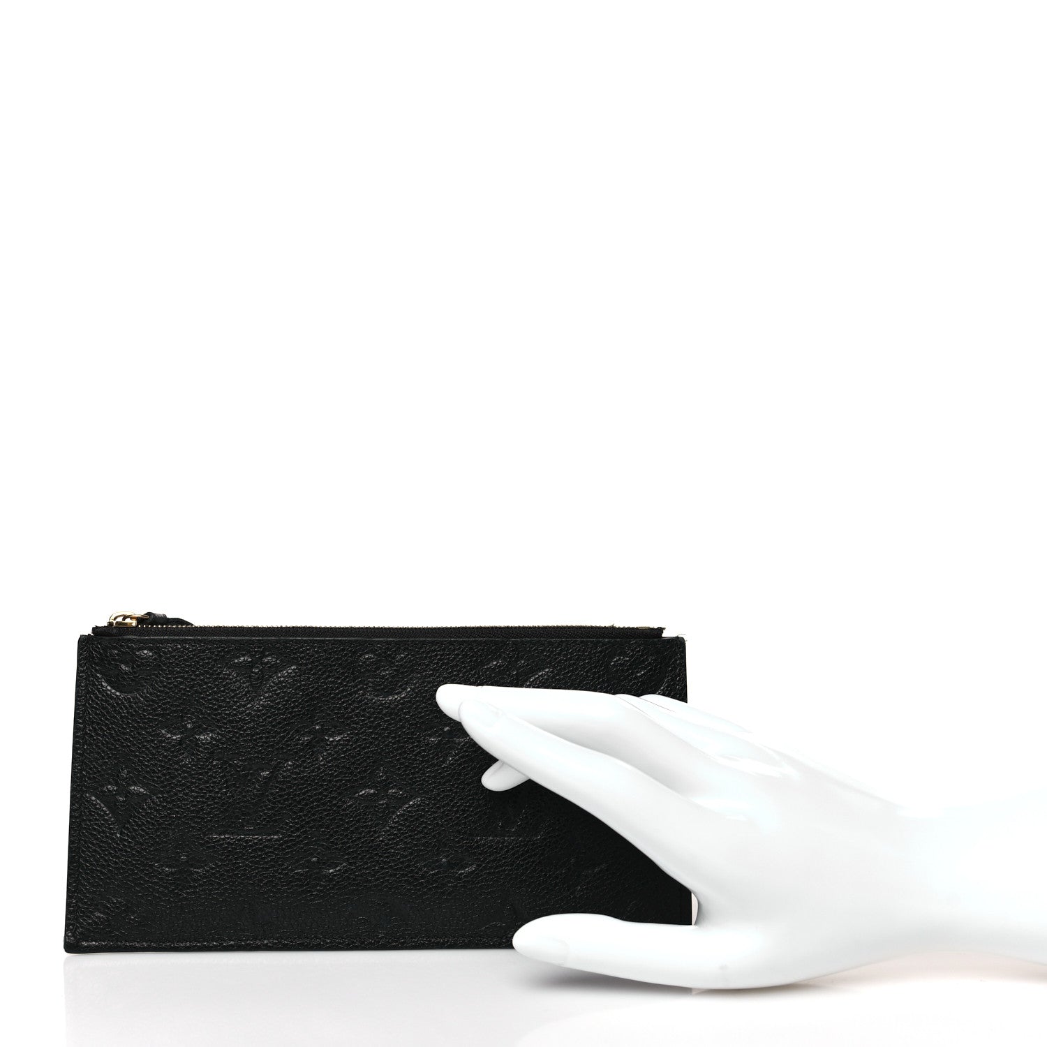 Louis Vuitton Empreinte Felicie Chain Wallet Zippered Insert Black 2 of 8