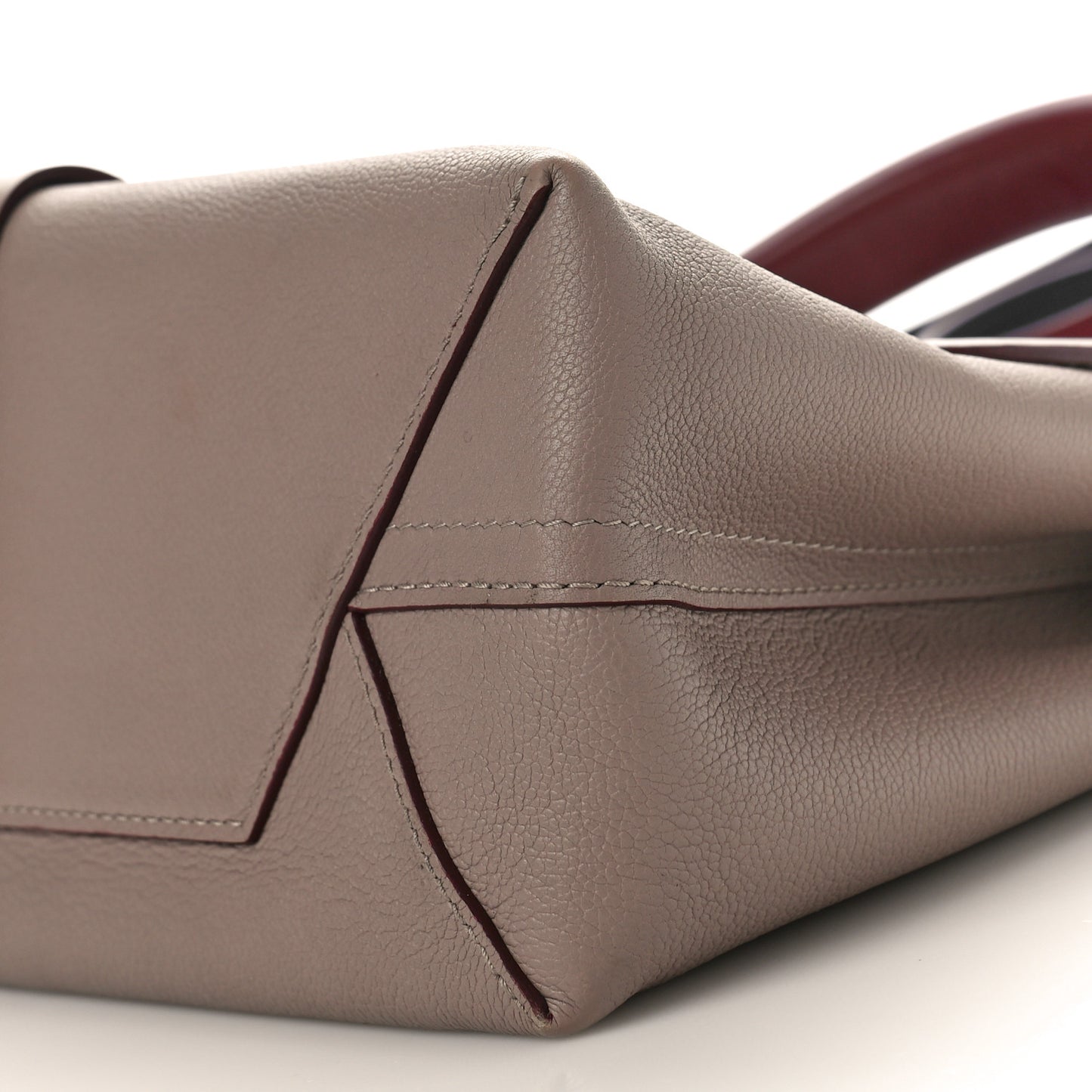Calfskin Monogram Very One Handle Mastic Raisin
