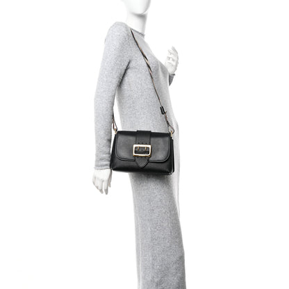 Burberry Soft Grain Calfskin Small Medley Crossbody Black 2 of 10