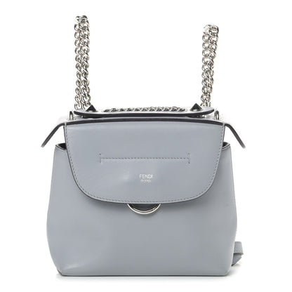Fendi Vitello Century Opaco Mini Back to School Backpack Azzurro Polvere 1 of 12