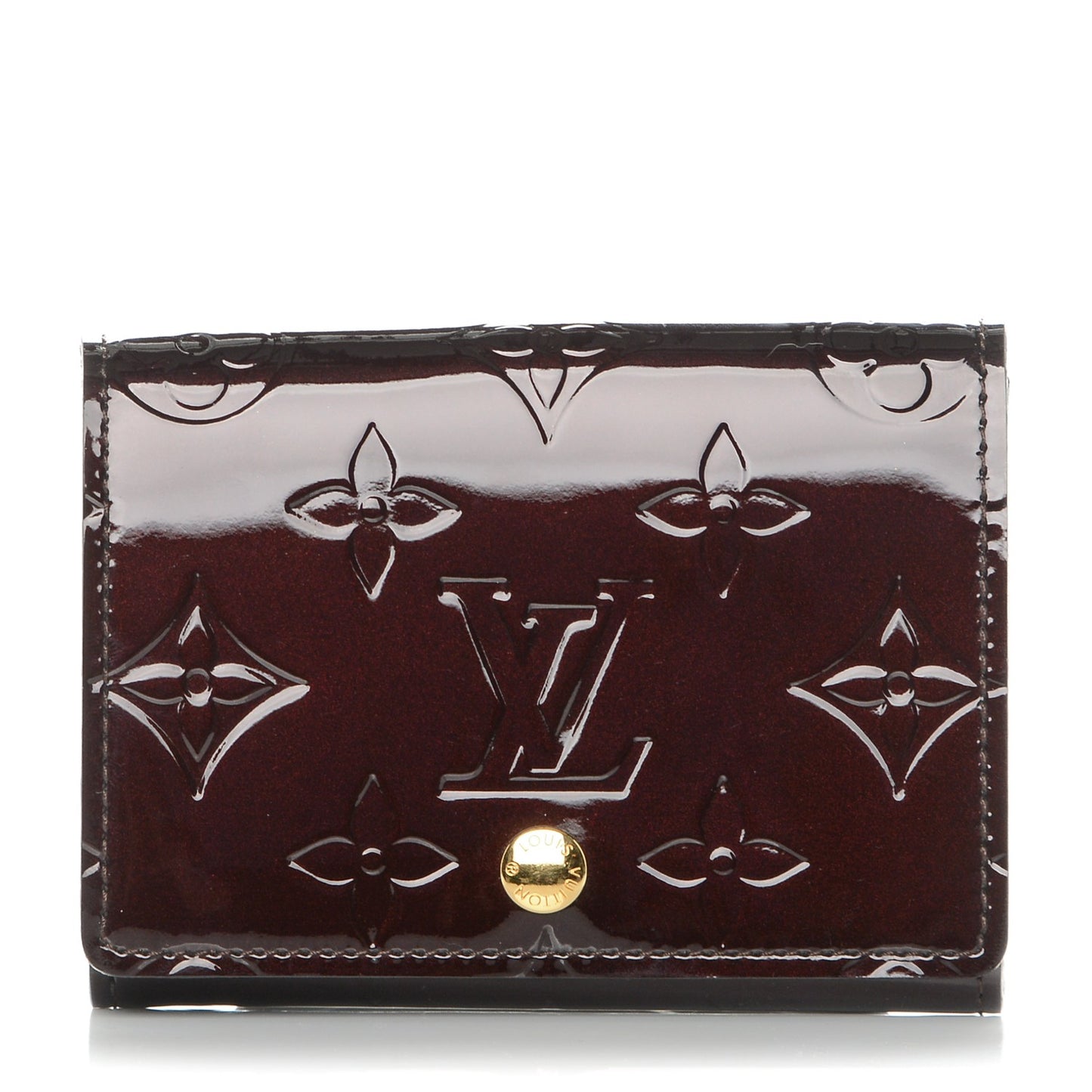 Vernis Business Card Holder Amarante