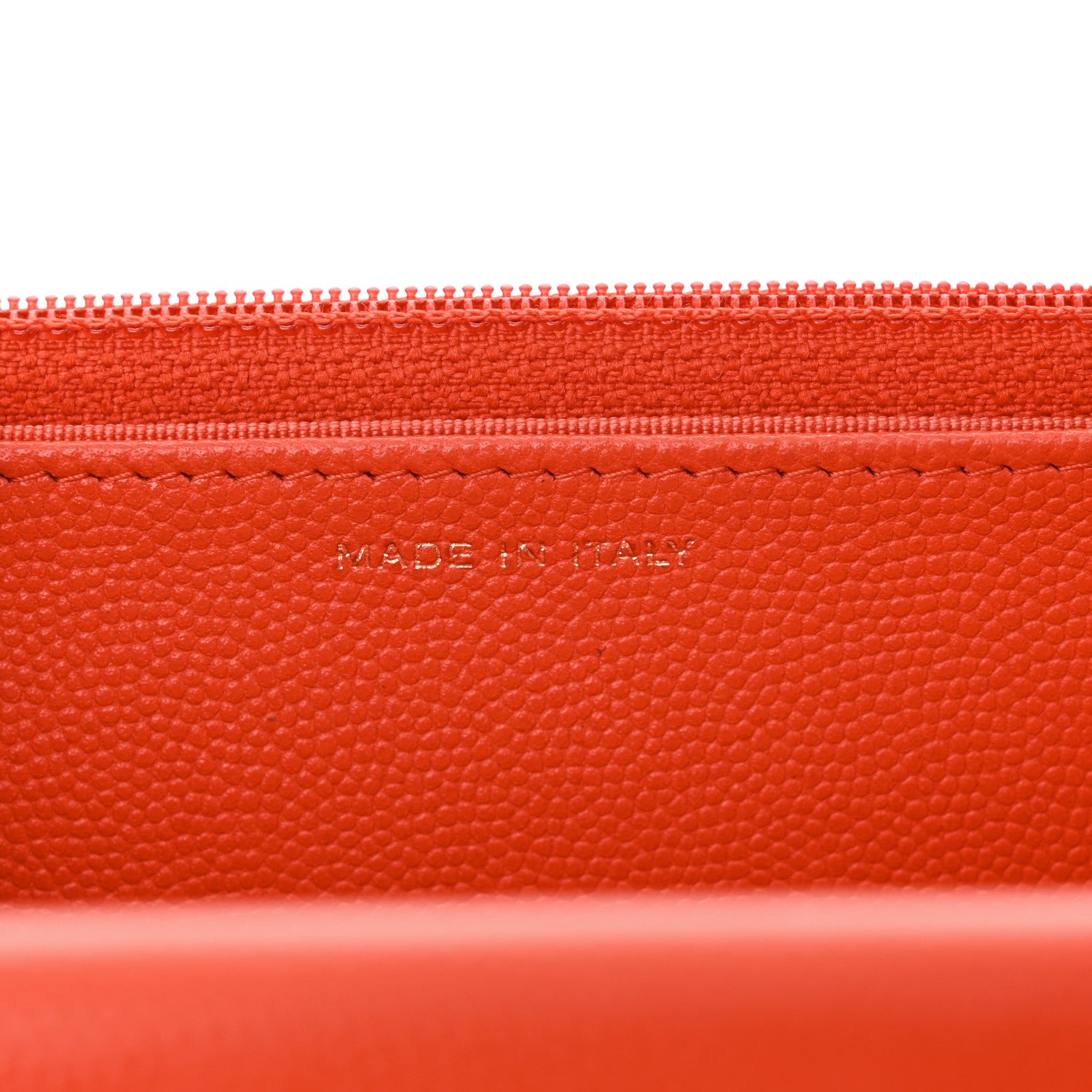 Chanel Caviar Quilted Wallet on Chain WOC Red 7 of 12