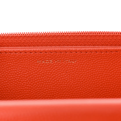 Chanel Caviar Quilted Wallet on Chain WOC Red 7 of 12