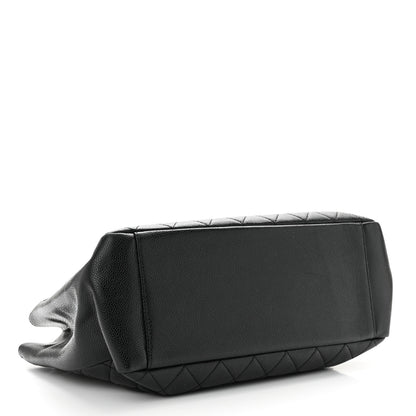 Chanel Caviar Quilted Grand Shopping Tote GST Black 4 of 13