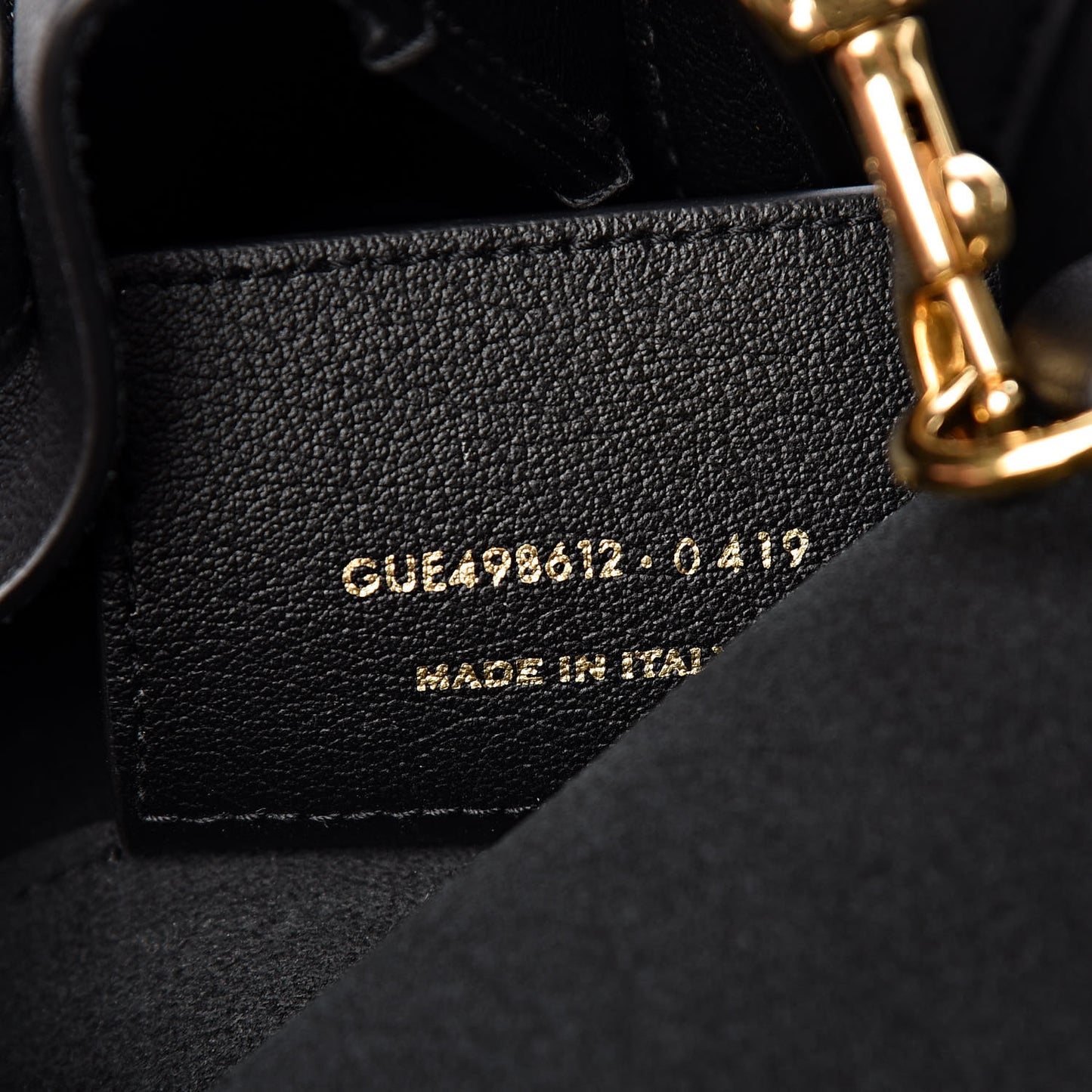 Calfskin Toy Shopping Tote Black