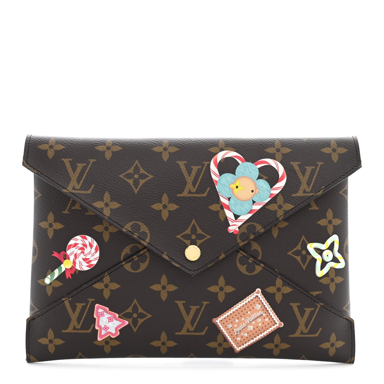 Louis Vuitton Monogram 2024 Christmas Animation Large Kirigami Pochette 1 of 6