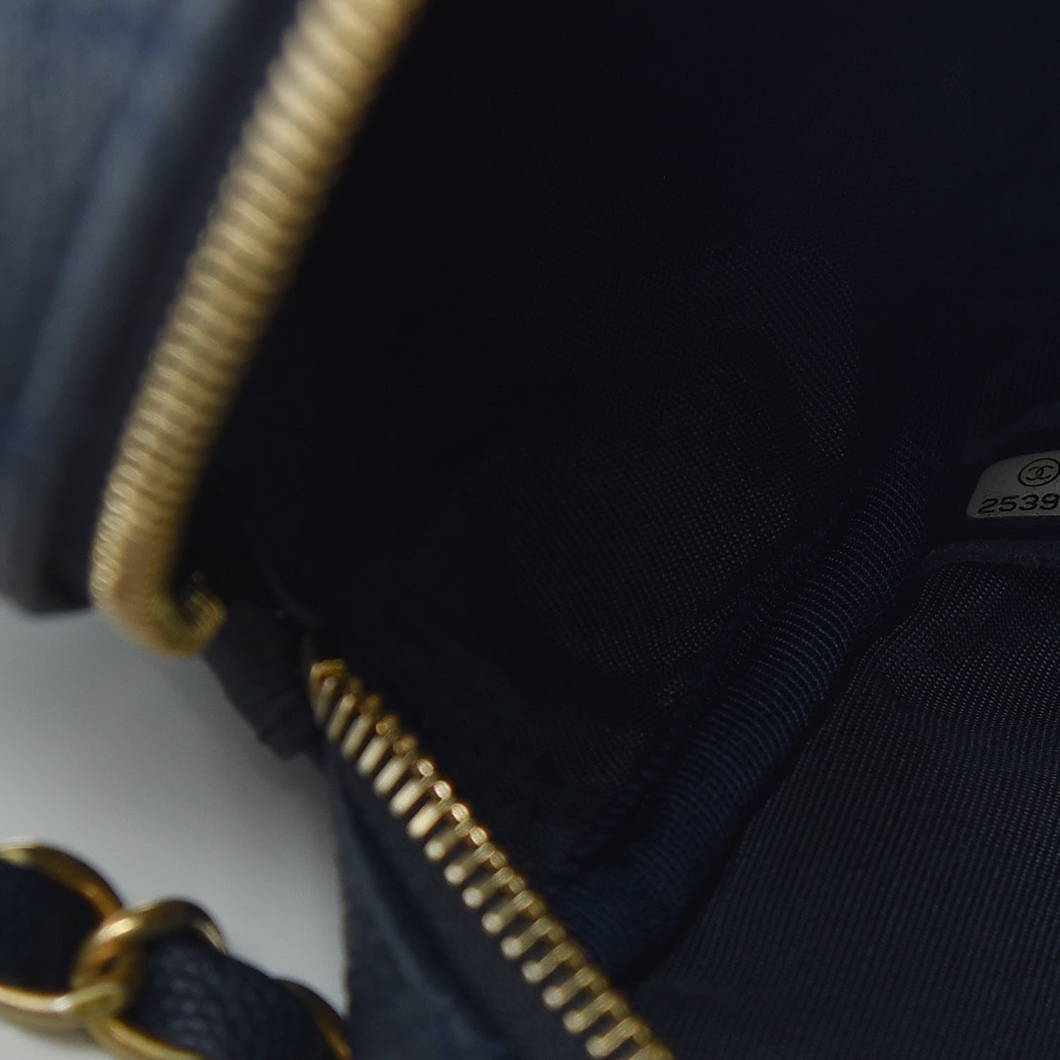 Chanel Caviar Quilted Camera Case Dark Navy 6 of 9