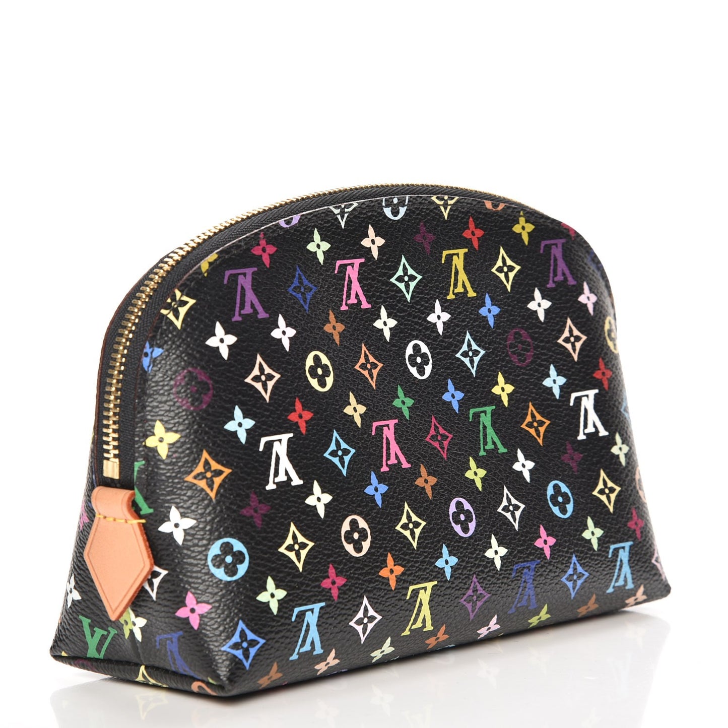 Monogram Multicolor Cosmetic Pouch Black Grenade