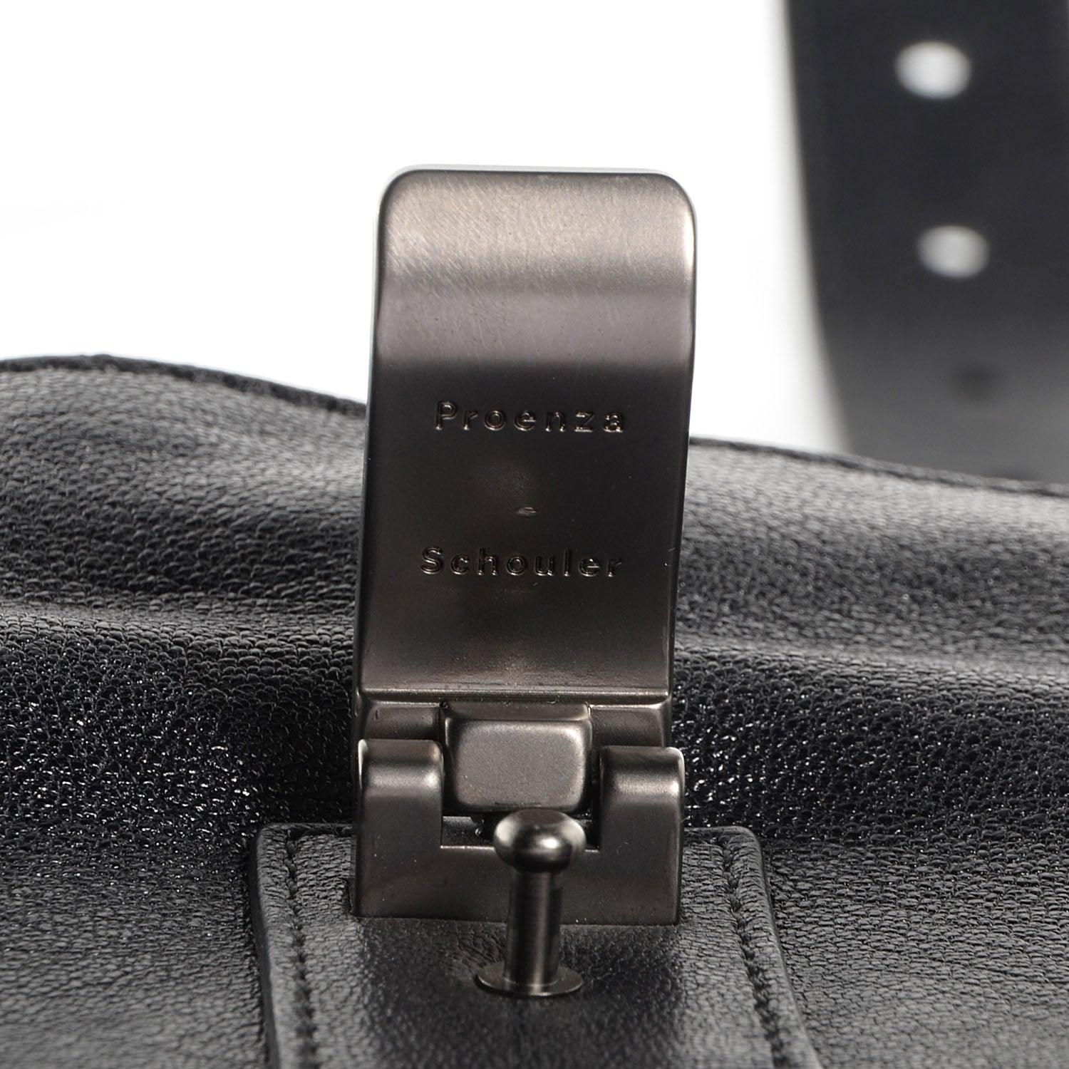 Proenza Schouler Lambskin PS1 Medium Satchel Black 4 of 13