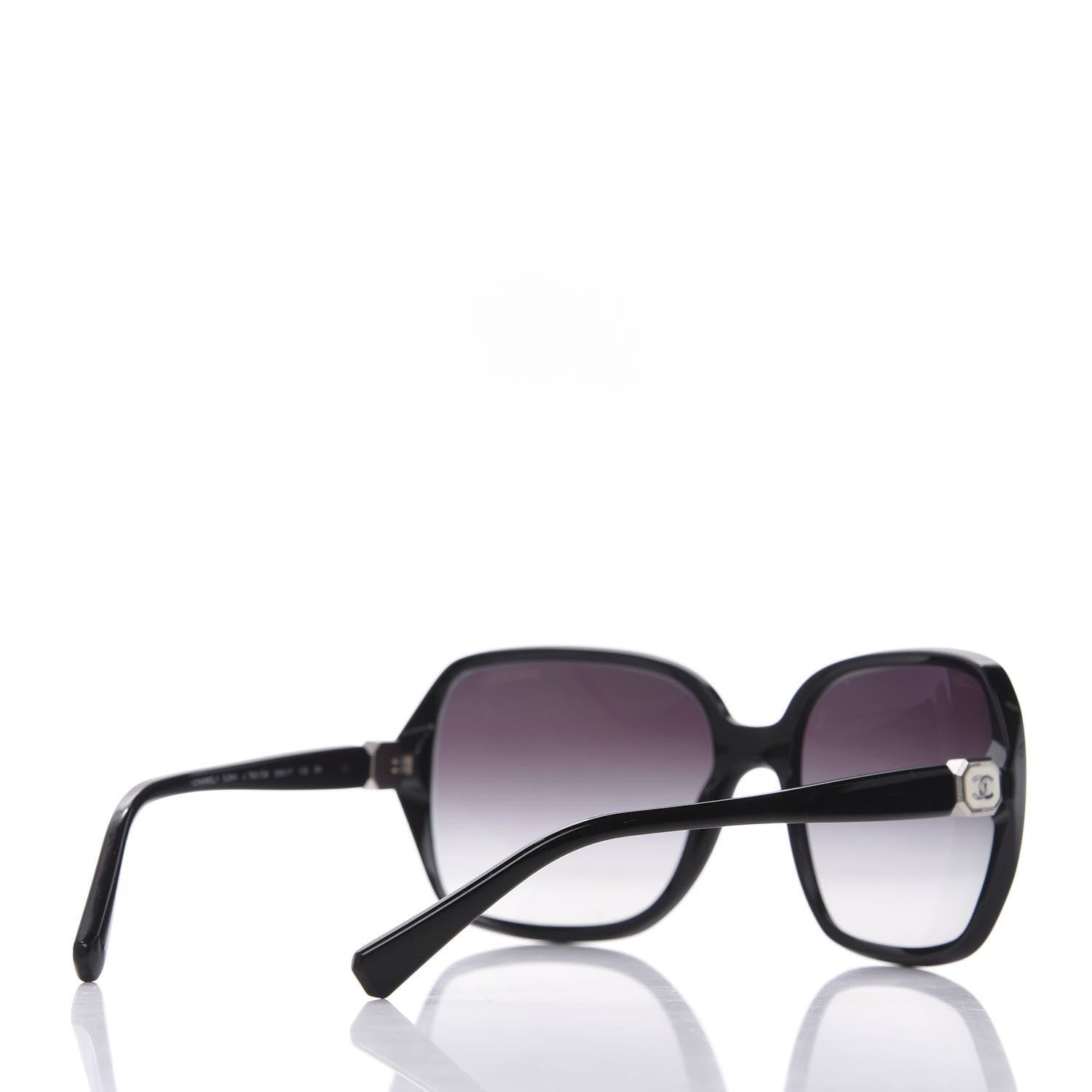 Chanel Square CC Sunglasses 5284 Black 4 of 8