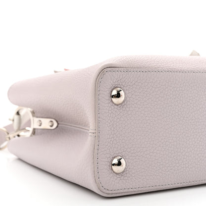 Louis Vuitton Taurillon Mechanical Flowers Capucines PM Purple 8 of 9