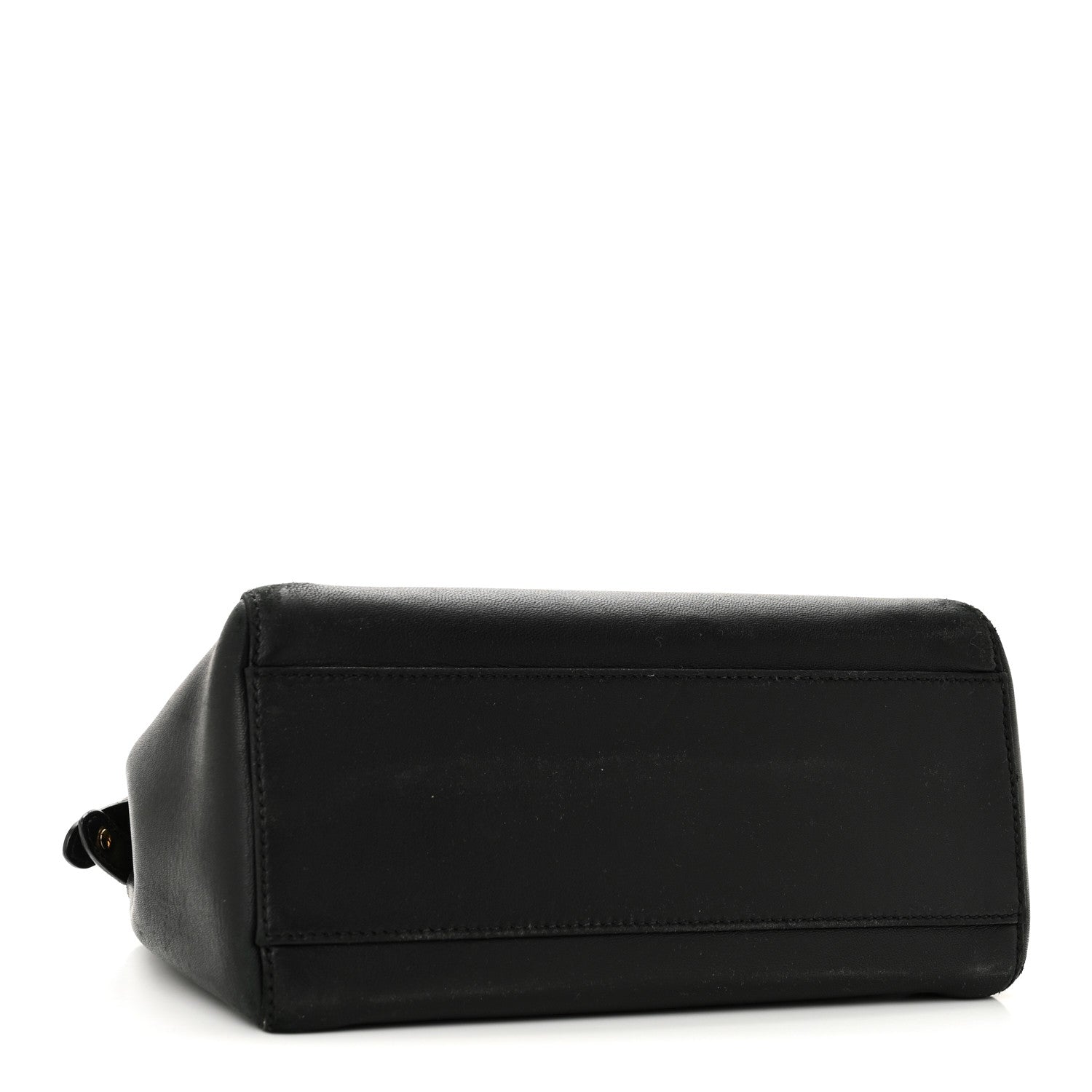 Fendi Nappa Mini Peekaboo Iconic Satchel Black 4 of 11
