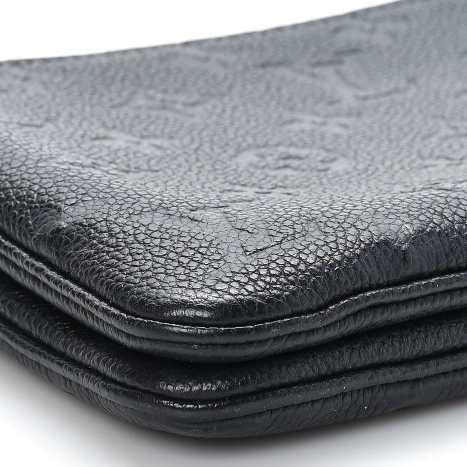Louis Vuitton Empreinte Double Zip Pochette Black 8 of 9