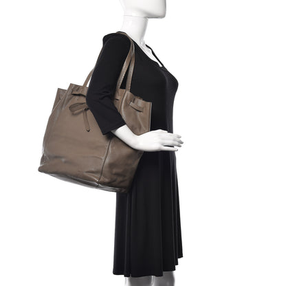Celine Soft Grained Calfskin Medium Belt Cabas Phantom Taupe 2 of 20