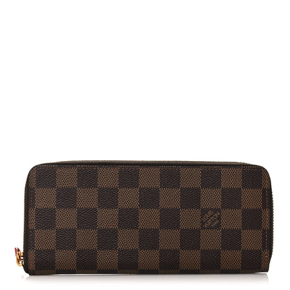 Louis Vuitton Damier Ebene Clemence Wallet 1 of 9