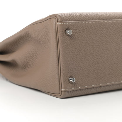 Hermes Togo Kelly Retourne 35 Etoupe 9 of 16
