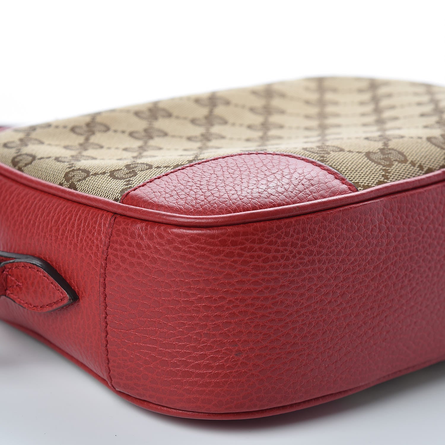 Gucci Monogram Mini Bree Messenger Bag Red 5 of 11