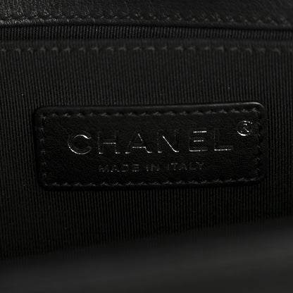 Chanel Calfskin Quilted Medium Boy Flap Black 6 of 14