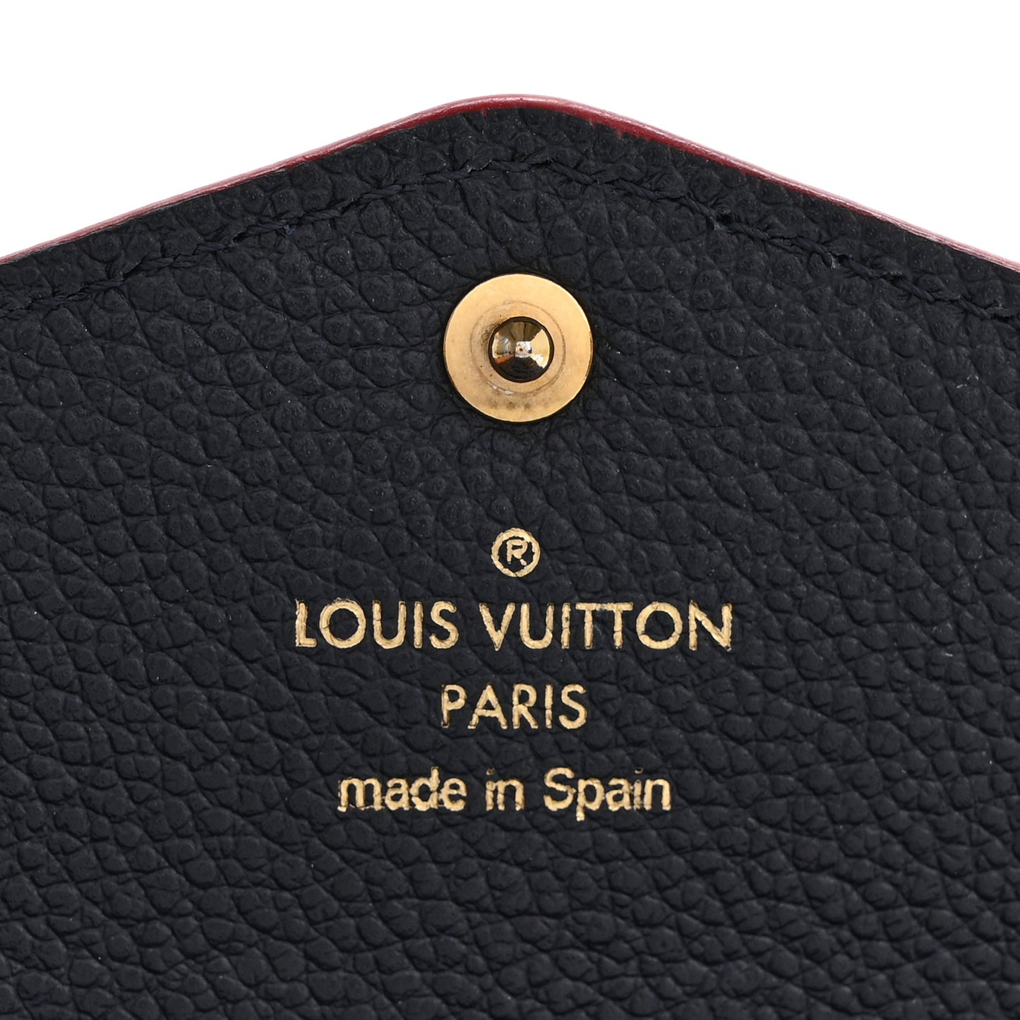 Empreinte Sarah Wallet NM Marine Rouge