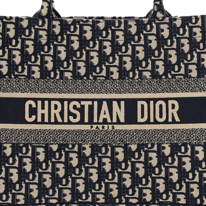Christian Dior Oblique Medium Book Tote Blue Multicolor 8 of 15