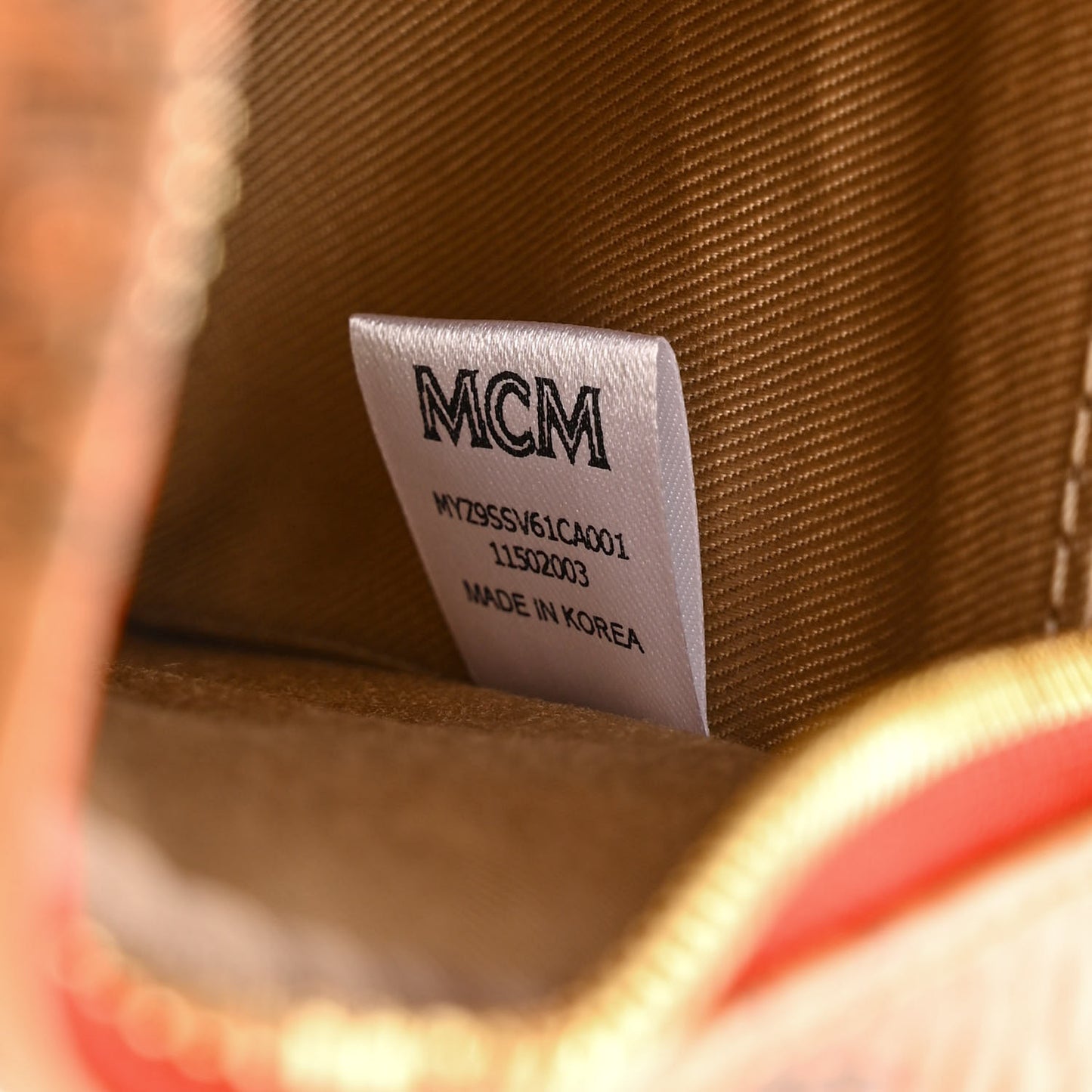 Skyoptic Visetos Spectrum Diamond Camera Bag Cognac Red