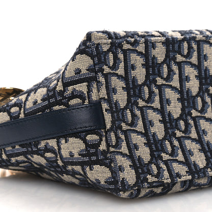Christian Dior Oblique DiorStar Hobo Bag Blue 9 of 10