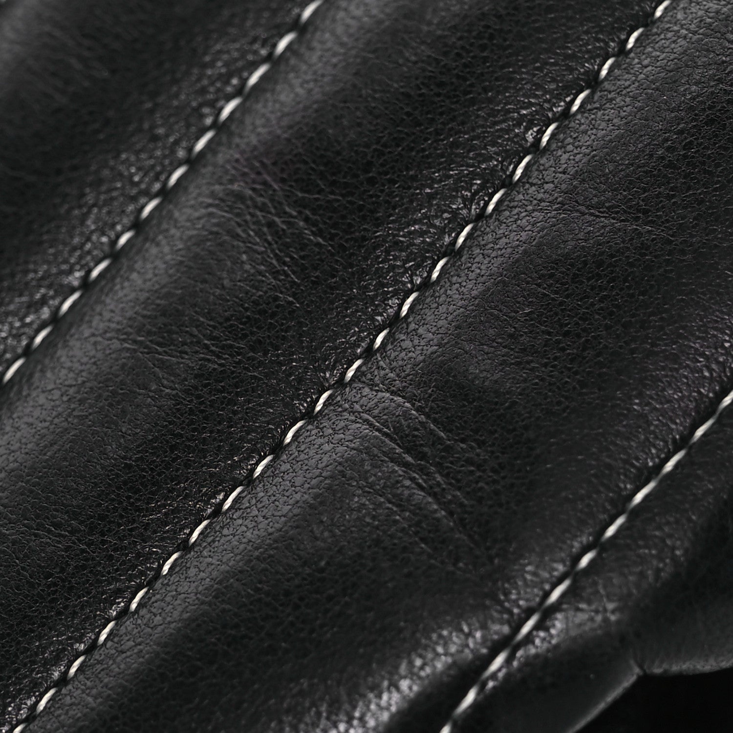 Chanel Lambskin Vertical Quilted Mademoiselle Clutch Black 9 of 15