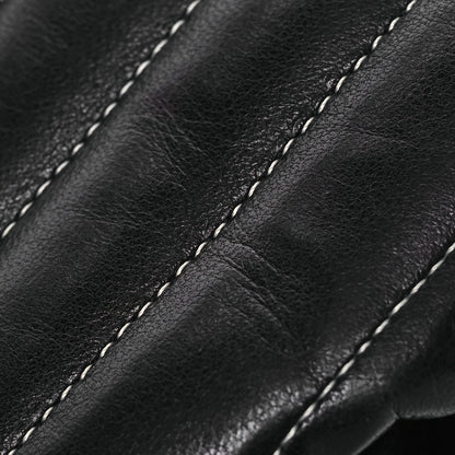 Chanel Lambskin Vertical Quilted Mademoiselle Clutch Black 9 of 15