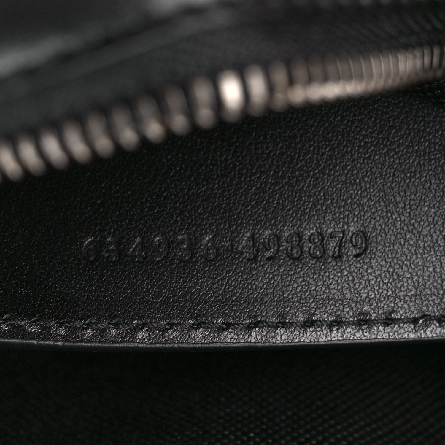 Gucci Calfskin Matelasse Monochrome Mini GG Marmont Chain Shoulder Bag Black 7 of 11