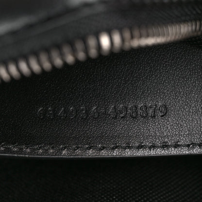 Gucci Calfskin Matelasse Monochrome Mini GG Marmont Chain Shoulder Bag Black 7 of 11