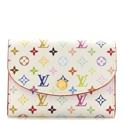 Louis Vuitton LV X TM Monogram Multicolor Rosalie Coin Purse White Kawaii Pink 1 of 7