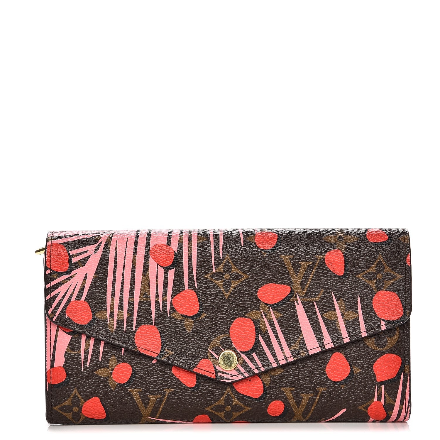 Louis Vuitton Monogram Jungle Dots Sarah Wallet Sugar Pink Poppy 1 of 8
