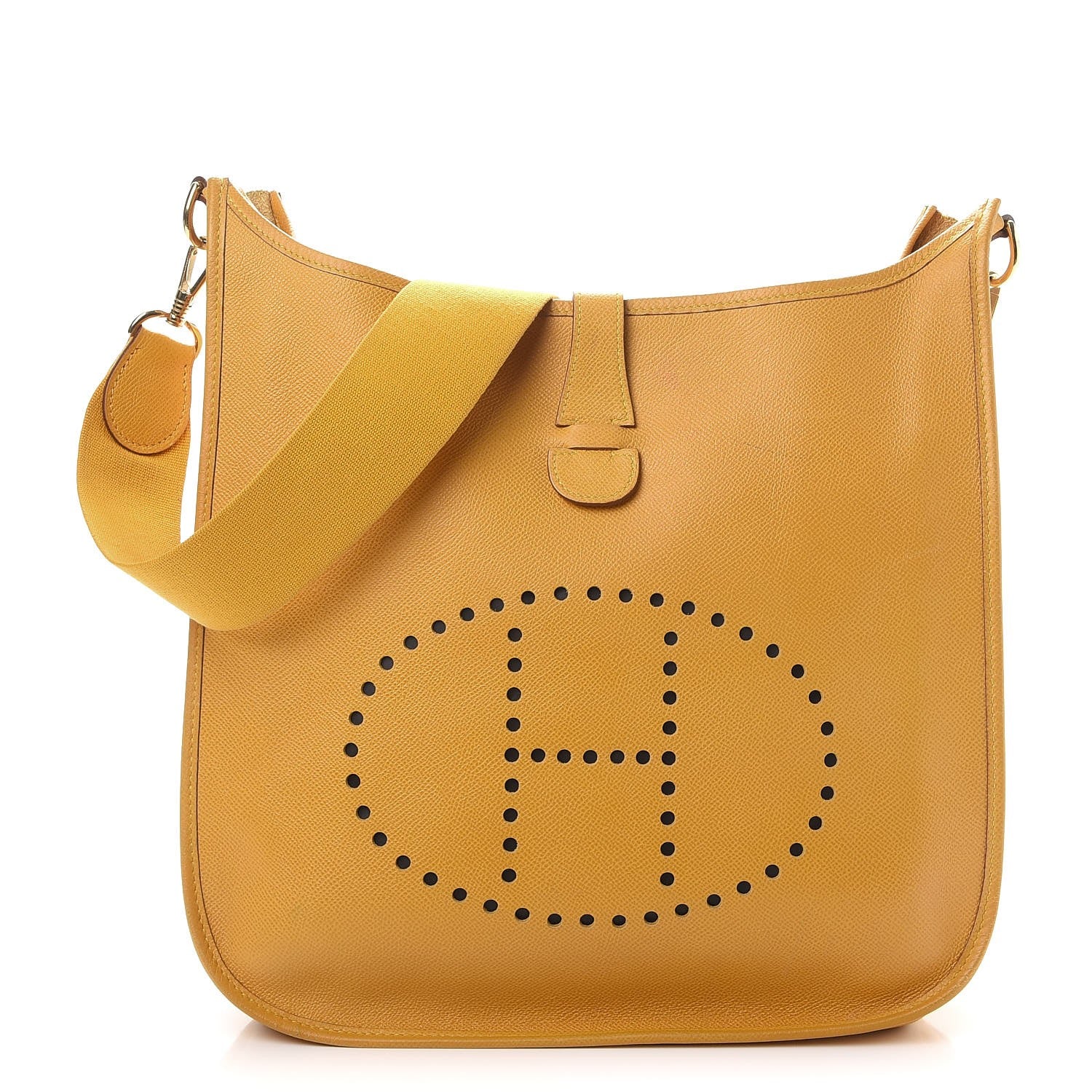 Hermes Courchevel Evelyne GM Jaune 1 of 15