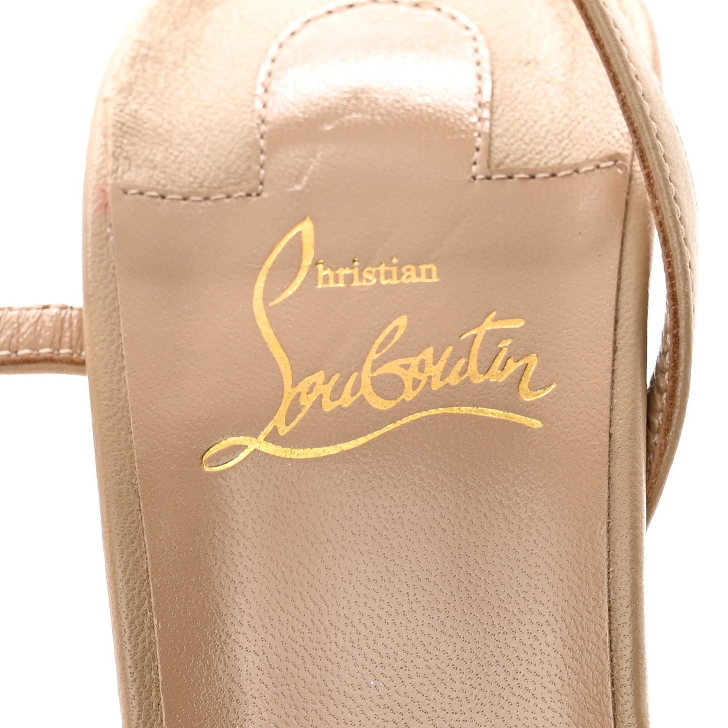 Christian Louboutin Nappa Rosalie 100 Sandals 41 Nude 6 of 10