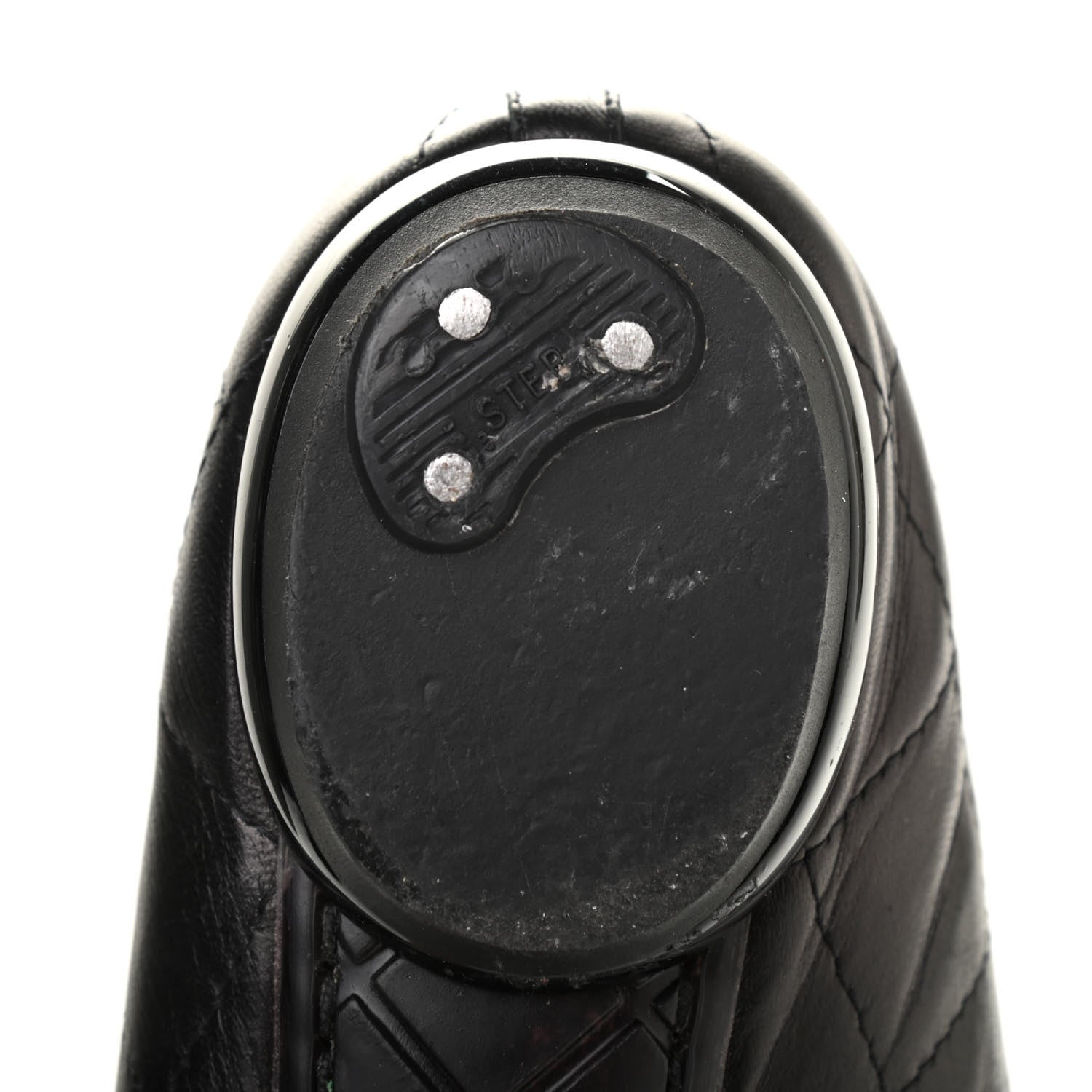 Chanel Lambskin Quilted Cambon Ballerina Flats 38 Black 10 of 11