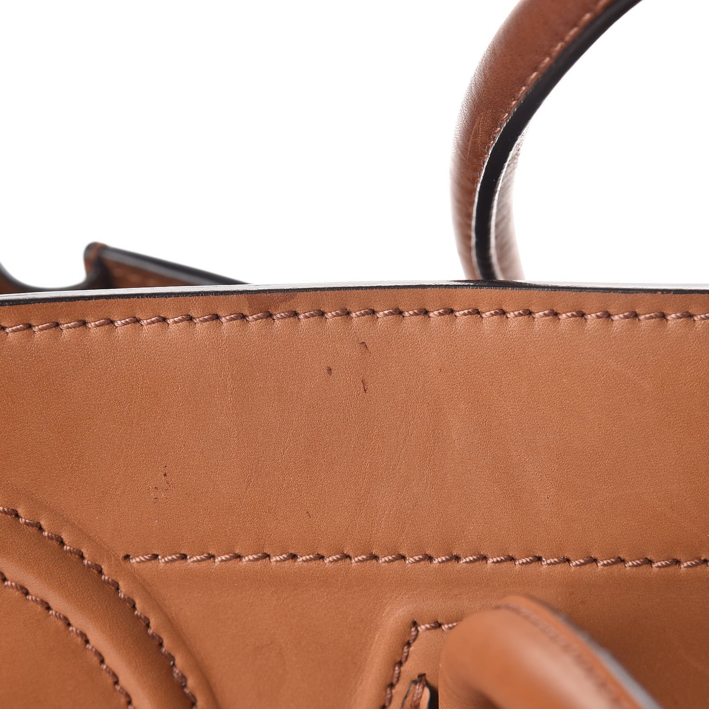Natural Calfskin Medium Phantom Luggage Tan
